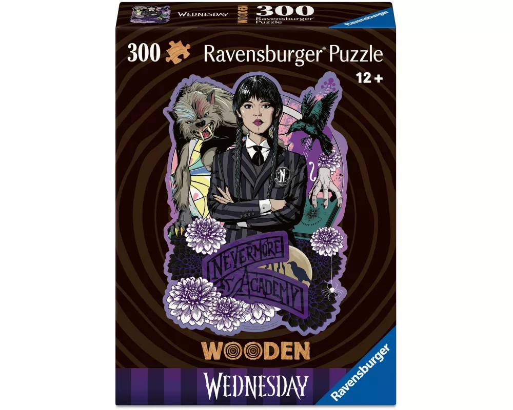 Wooden Puzzle 300 Teile - Wednesday