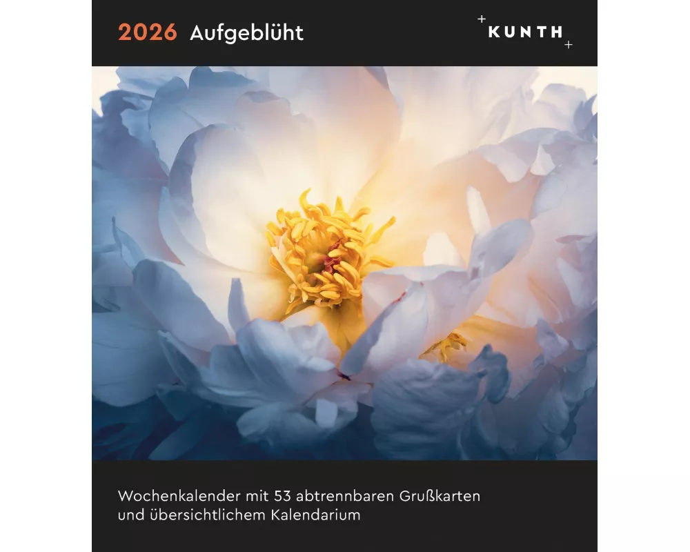 Aufgeblüht - KUNTH Postkartenkalender 2026