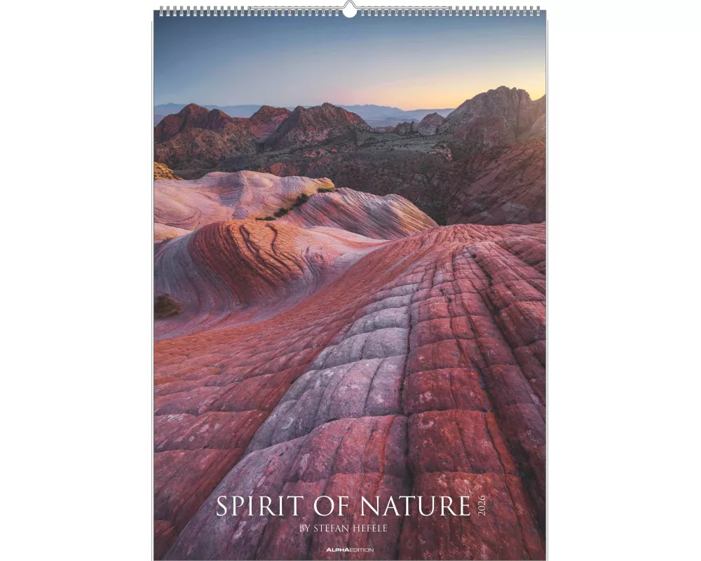 Alpha Edition - Spirit of Nature 2026 – Bildkalender 50x70 cm – Wandkalender & Naturkalender im Hochformat – 12 Naturaufnahmen von Stefan Hefele – FSC