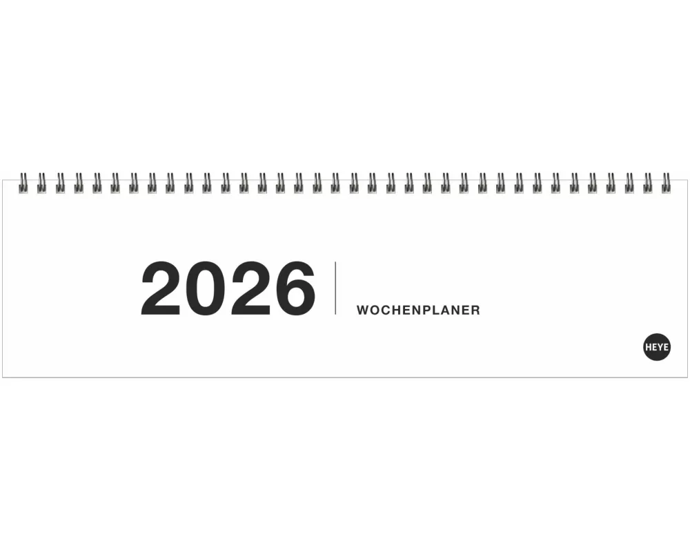 Black&White Wochenquerplaner 2026