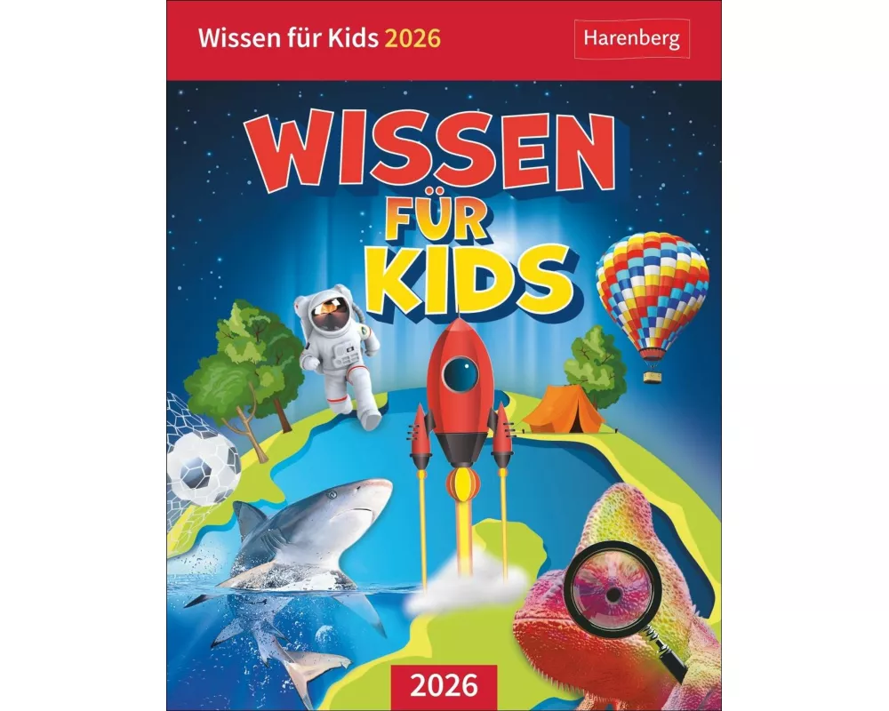Wissen für Kids Tagesabreißkalender 2026