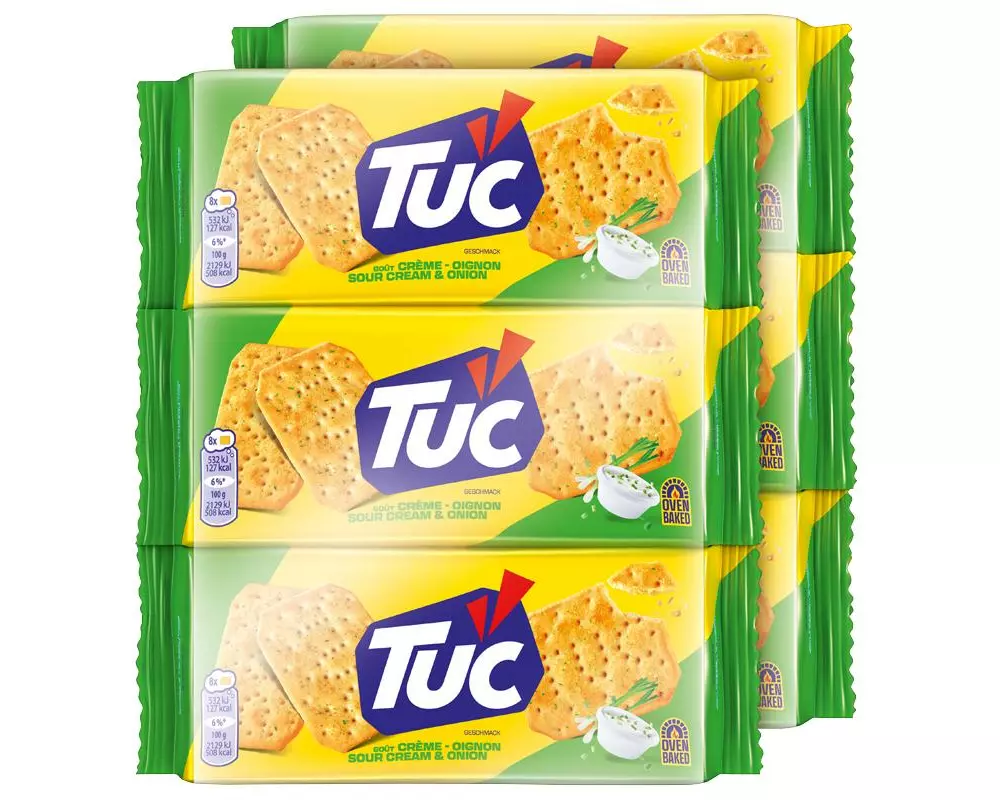 LU Cracker Sour Cream Onion 6 x 100 g