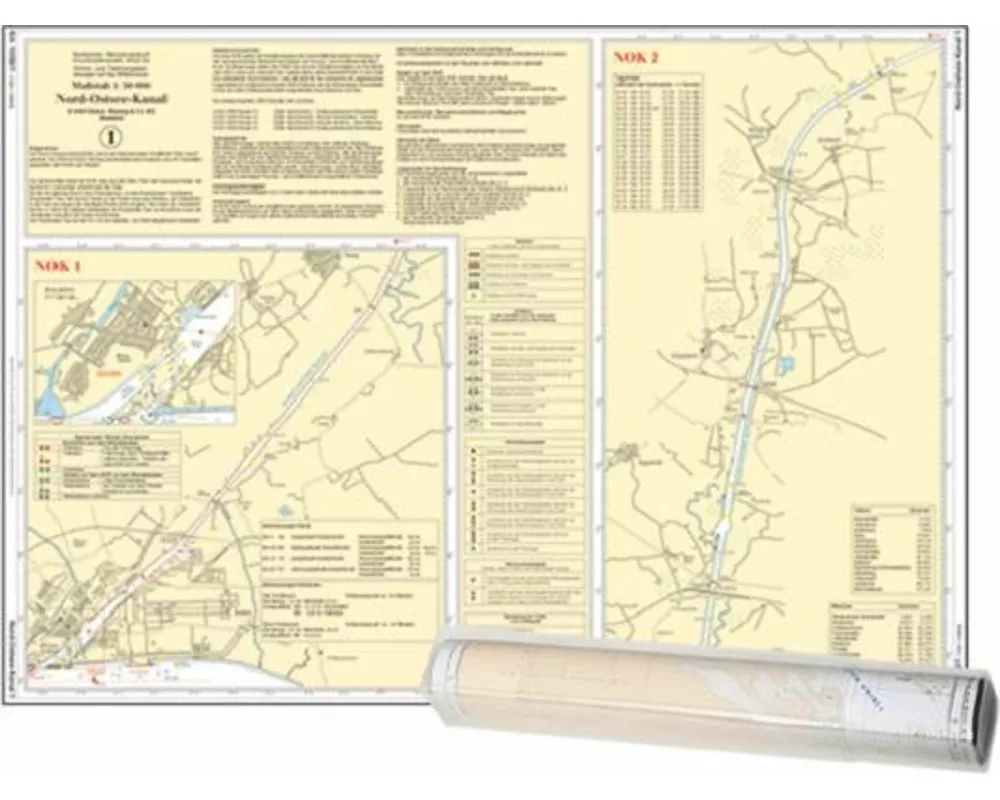 Einzelkarte Nord-Ostsee-Kanal (Ausgabe 2025)