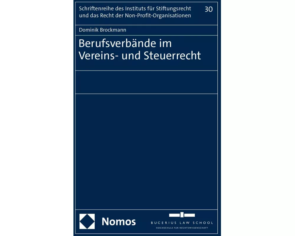 Berufsverbände im Vereins- und Steuerrecht