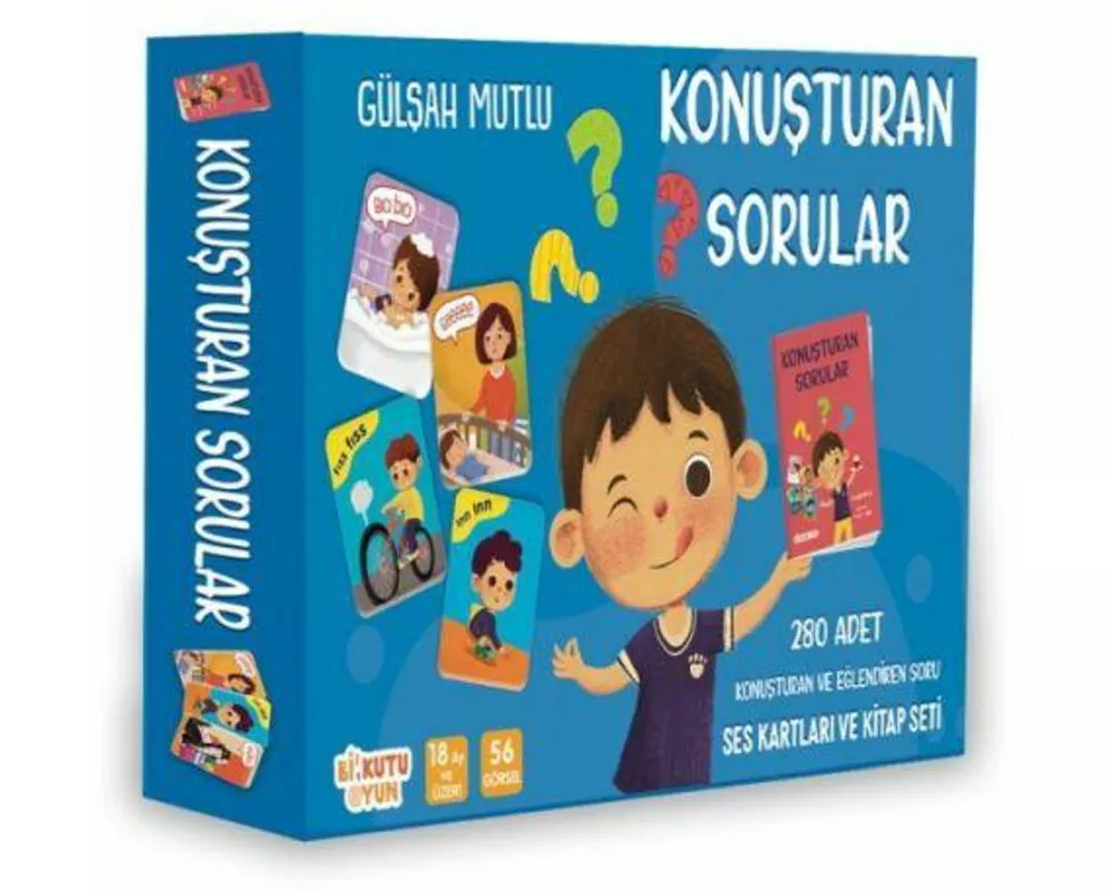 Konusturan Sorular - Ses Kartlari ve Kitap Seti