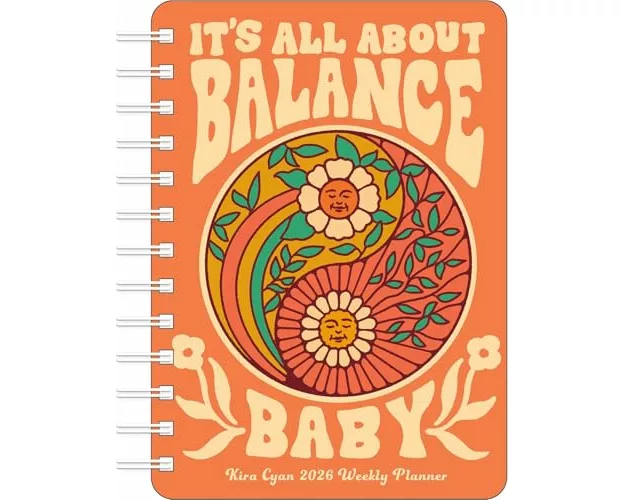 Kira Cyan 2026 Weekly Planner Calendar