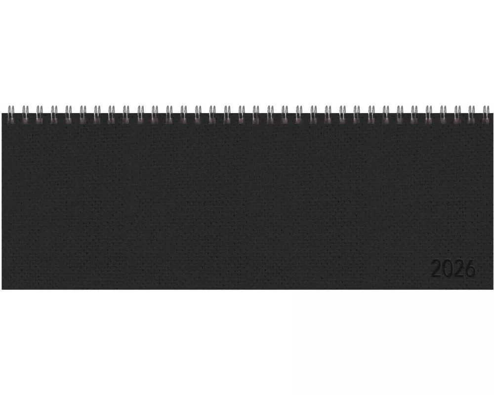 Tischkalender quer Professional Premium 2026 schwarz