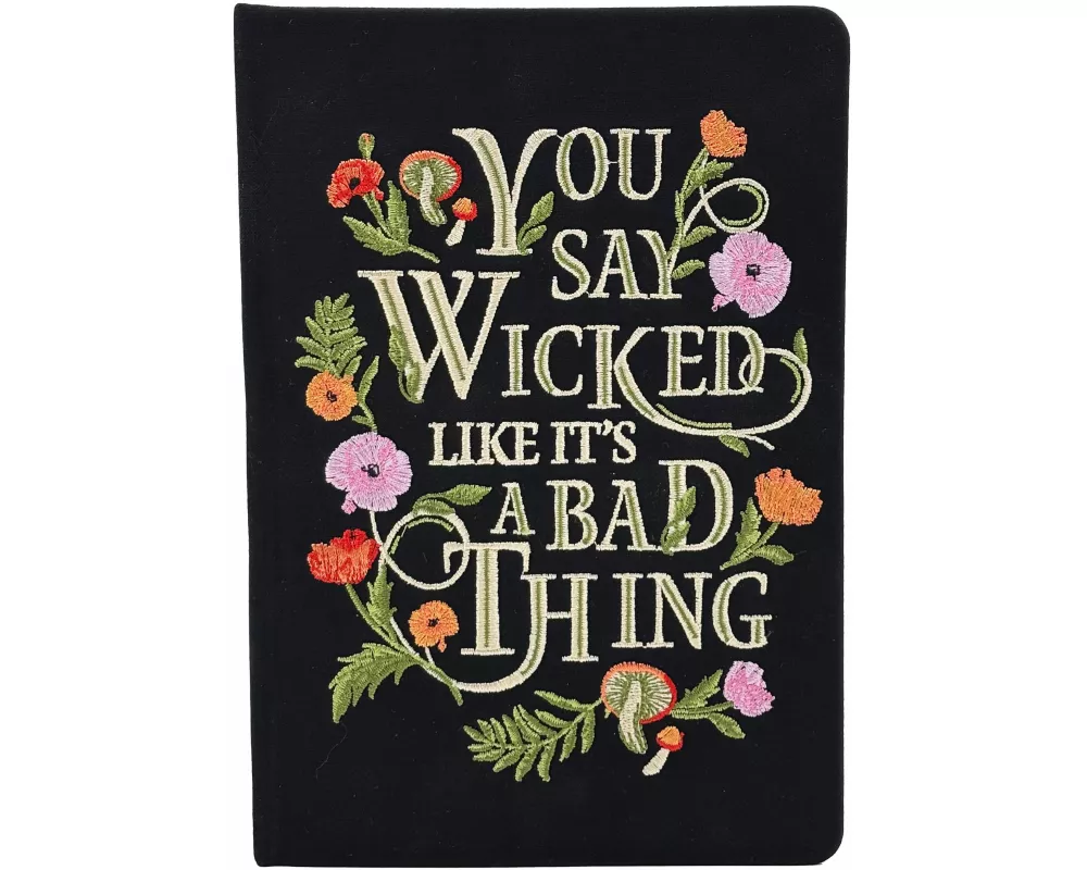 Wicked Embroidered Journal