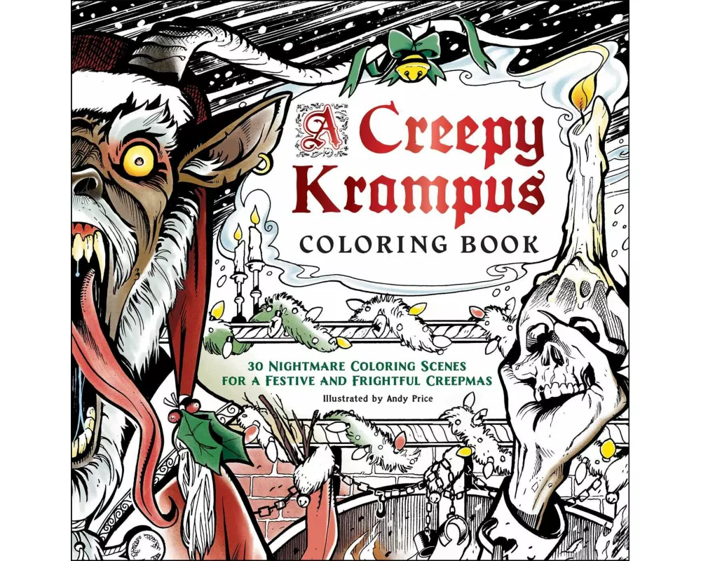 A Creepy Krampus Coloring Book