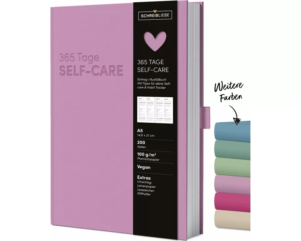 Self-care-Tagebuch Flieder