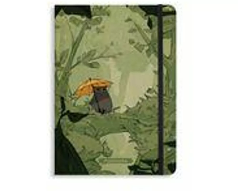 matabooks - Nachhaltiges A5 Notizbuch/Tagebuch/Bullet Journal/Schreibheft/Notebook aus Süßgraspapier - Nari Farbe: Forest Green (punktiert)