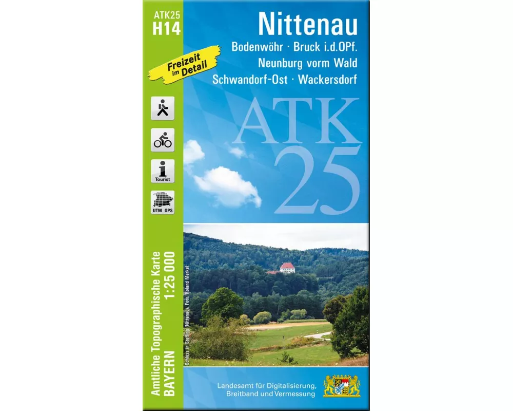 ATK25-H14 Nittenau (Amtliche Topographische Karte 1:25000)