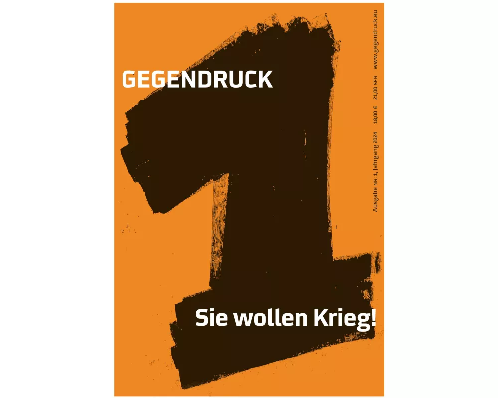 Gegendruck, Ausgabe 1