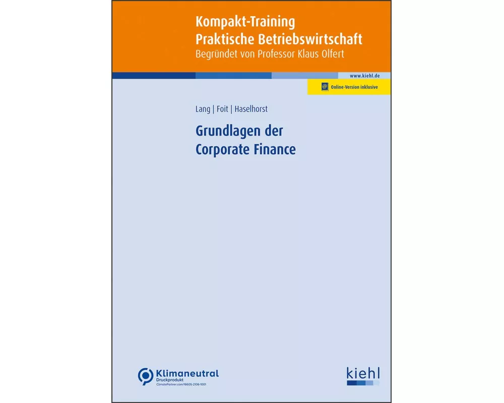 Grundlagen der Corporate Finance