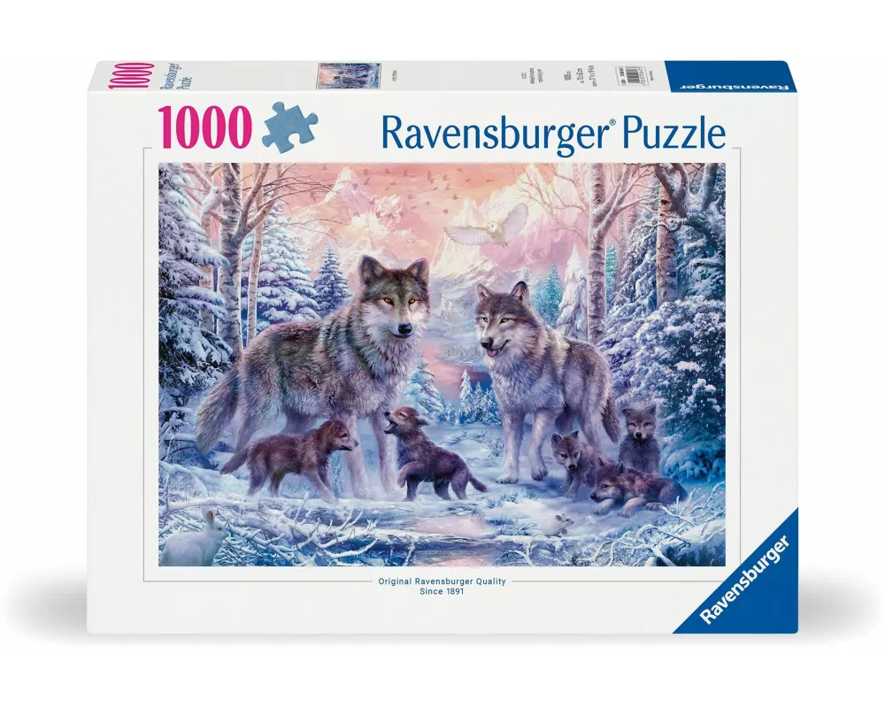 Erwachsenenpuzzle 1000 Teile - Arktische Wölfe