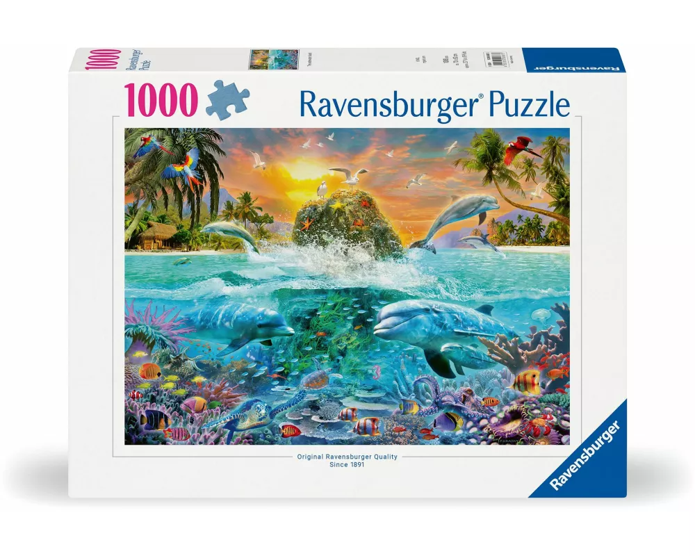 Erwachsenenpuzzle 1000 Teile - Die Unterwasserinsel