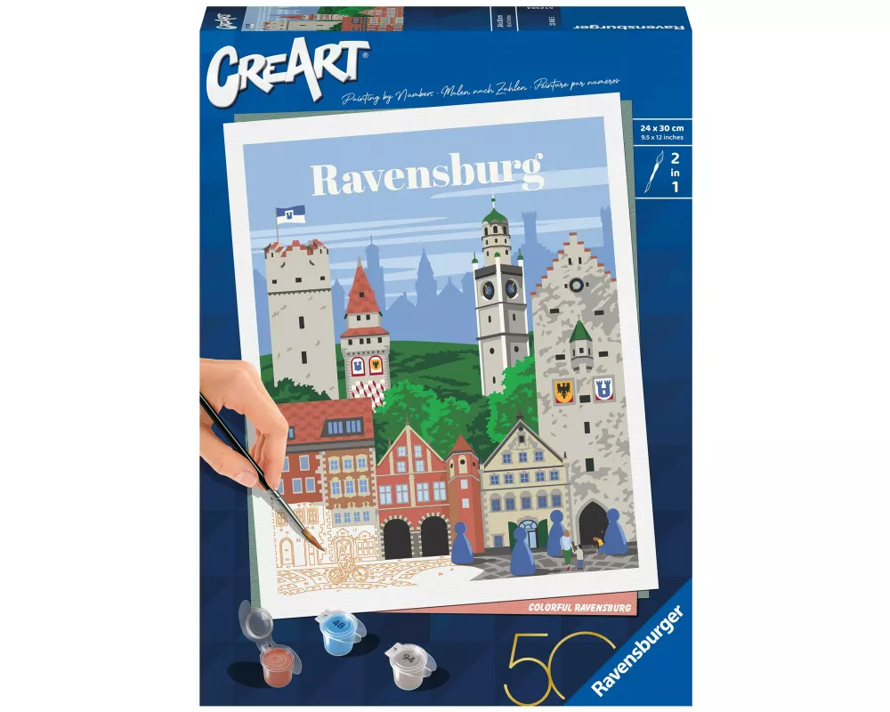 CreArt Citys - Farbenfrohes Ravensburg