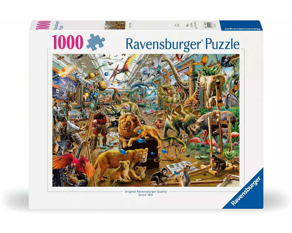 Erwachsenenpuzzle 1000 Teile - Chaos in der Galerie