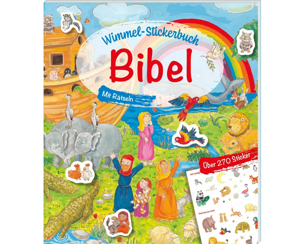 Wimmel-Stickerbuch: Bibel