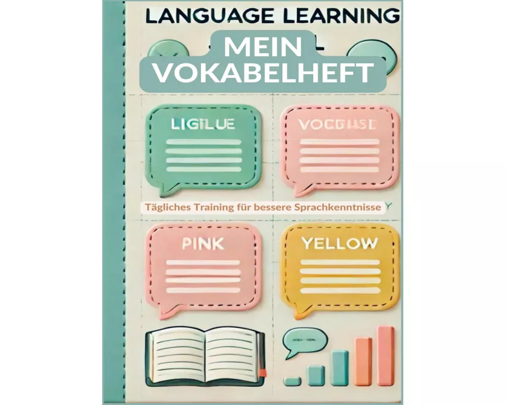 MEIN VOKABELHEFT: mit 4 Spalten