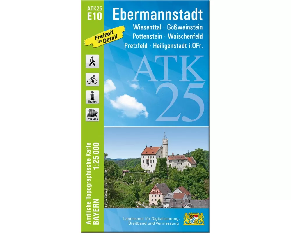ATK25-E10 Ebermannstadt (Amtliche Topographische Karte 1:25000)
