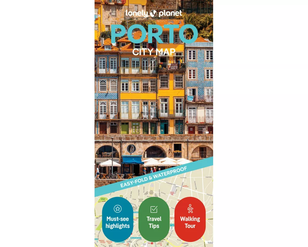 Lonely Planet Porto City Map