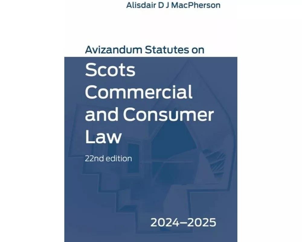 Avizandum Statutes on Scots Commercial and Consumer Law