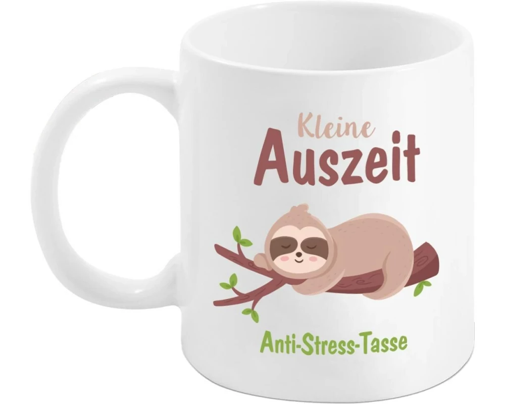 Trendcompany Tasse Auszeit Anti-Stress