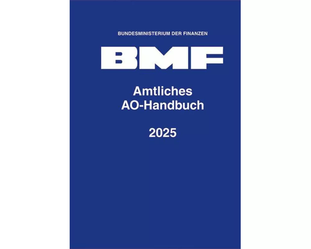 Amtliches AO-Handbuch 2025