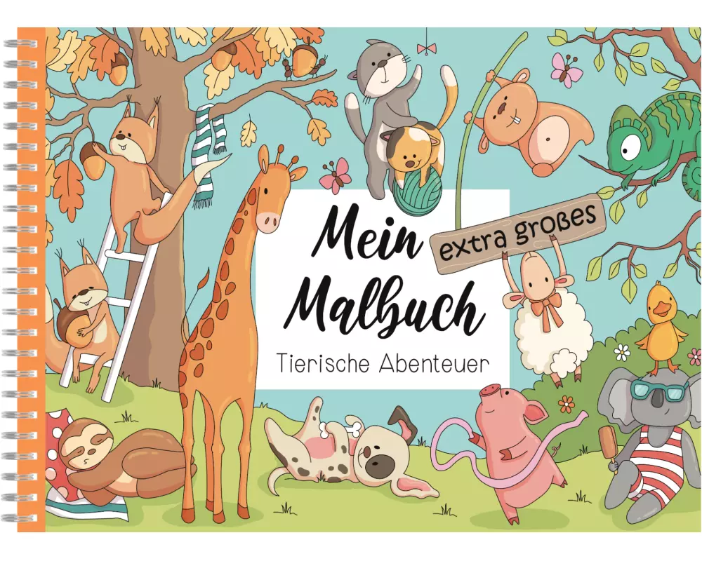 Mein extra großes Malbuch