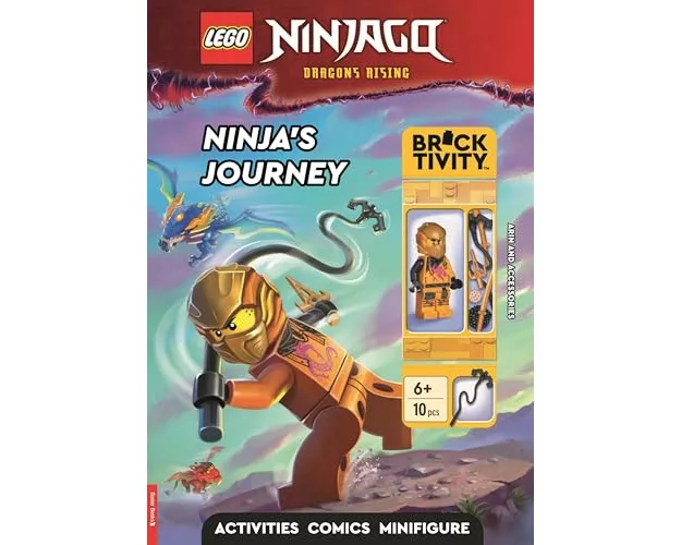LEGO NINJAGO: Ninja's Journey Activity Book (with Arin minifigure and accessories)