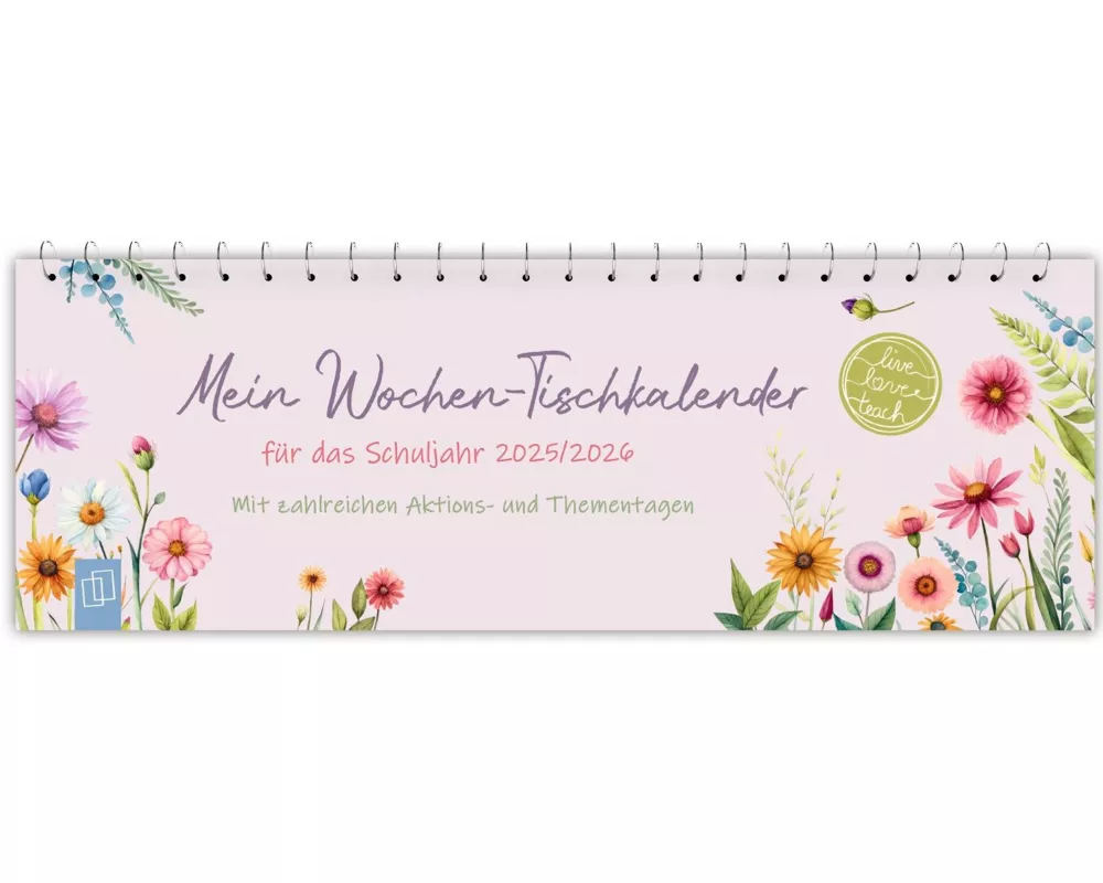 Mein Wochen-Tischkalender für das Schuljahr 2025/2026