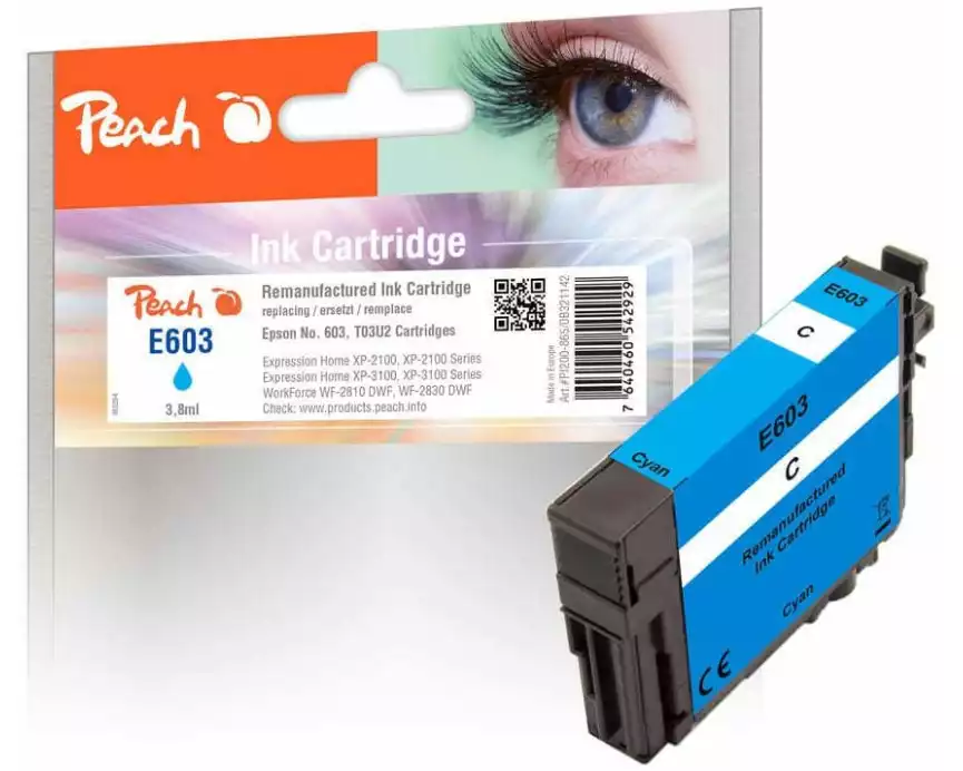 Peach Tinte Epson T03U2/ No. 603 Cyan