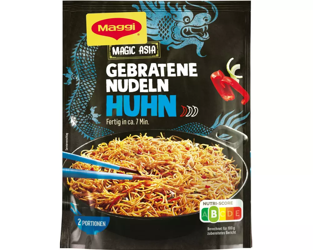 Maggi Fertiggericht Gebratene Nudeln Huhn 121 g