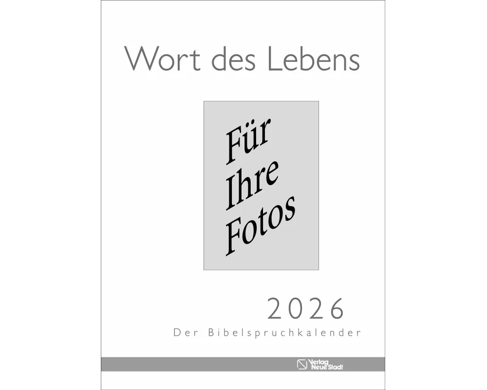 Wort des Lebens 2026 - Der Bibelspruchkalender