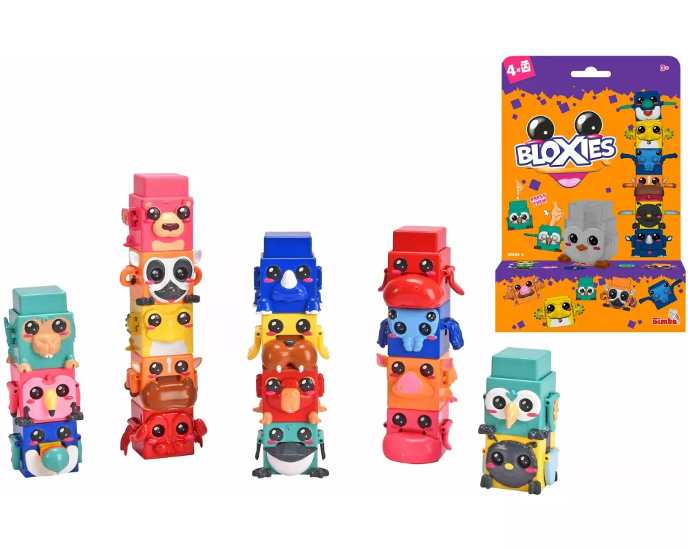 Bloxies Spielfiguren Serie 2, 4 St