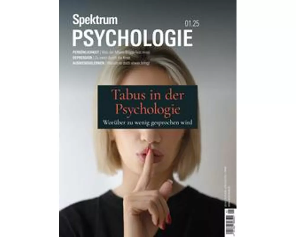 Spektrum Psychologie 1/2025 - Tabus in der Psychologie