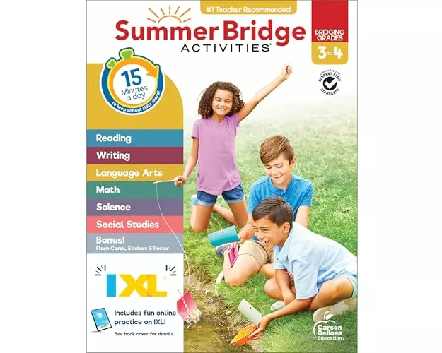 Summer Bridge Activities, Grades 3 - 4