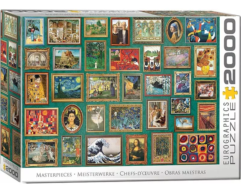 Puzzle 2000 Teile - Masterpieces