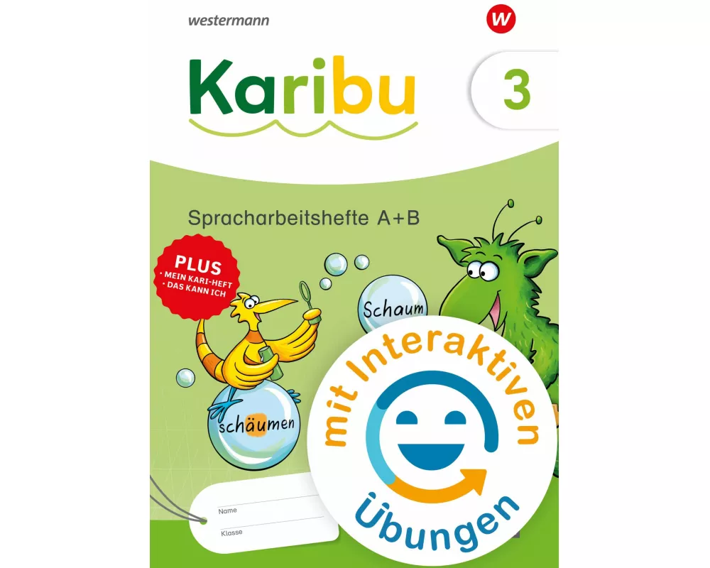 Karibu. Spracharbeitshefte 3 Druckschrift mit Diagnoseheft und interaktiven Übungen