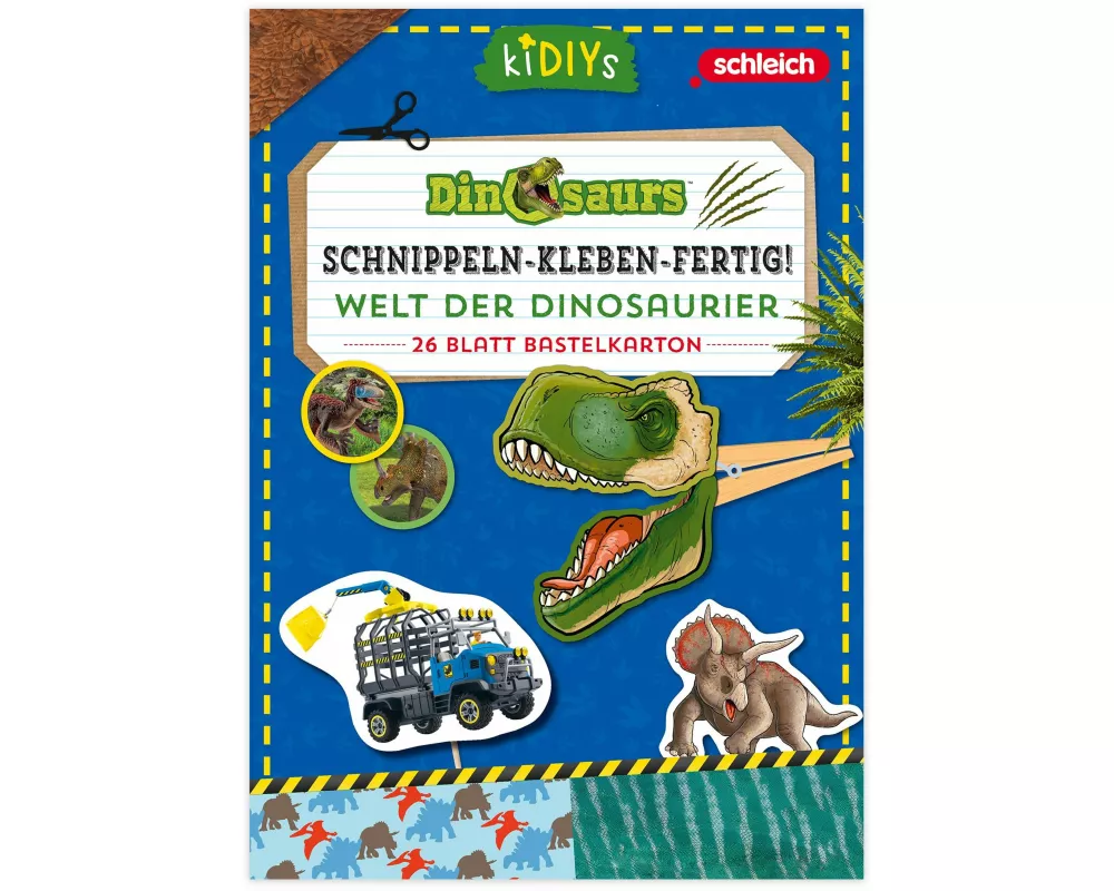 Schnippeln-Kleben-Fertig - Schleich Dinos