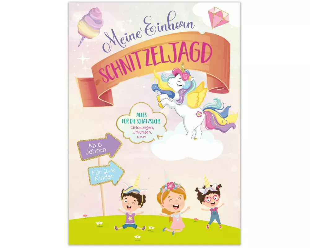 Activity Heft: Meine Einhorn Schnitzeljagd