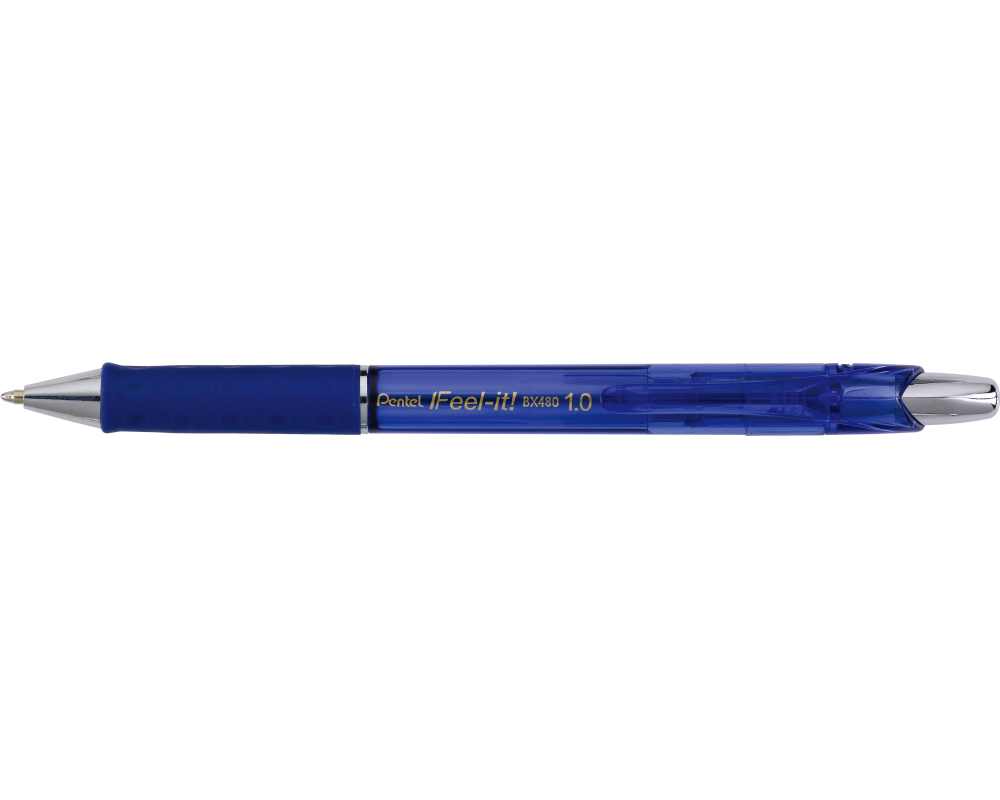 PENTEL Kugelschreiber Feel-it 1mm BX480-C blau