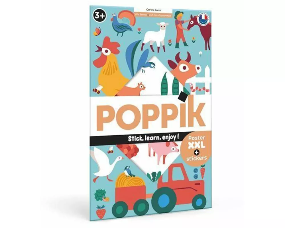 POPPIK - Lernposter & Sticker Bauernhof