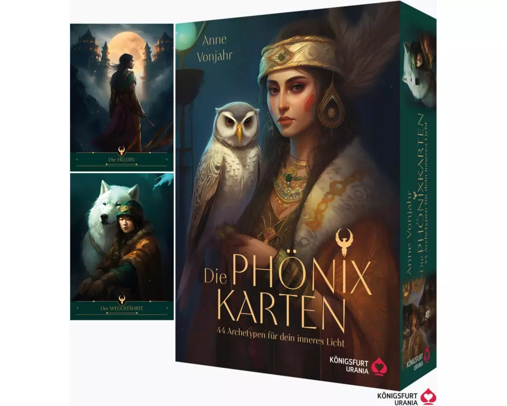 Die Phönix-Karten - 44 Archetypen für dein inneres Licht