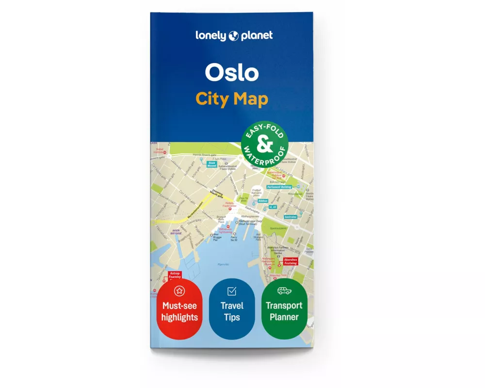 Lonely Planet Oslo City Map