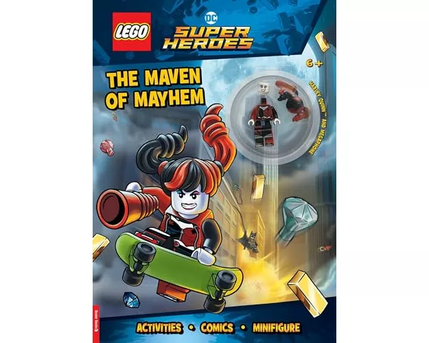 LEGO DC Super Heroes(TM): Maven of Mayhem Activity Book (with Harley Quinn(TM) LEGO minifigure and megaphone)