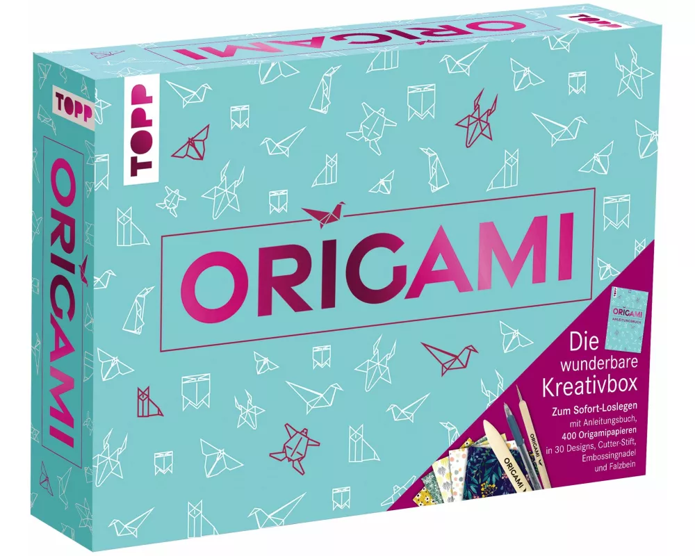 Origami - Die wunderbare Kreativbox. Mit Anleitungsbuch und Material
