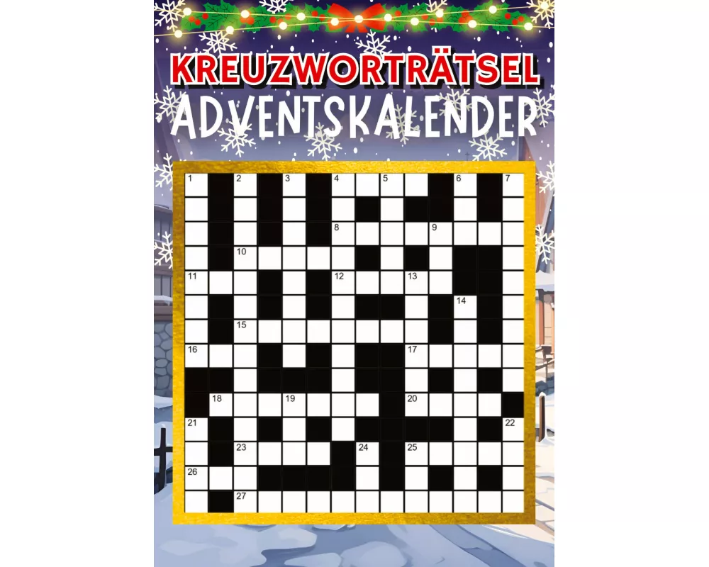 Kreuzworträtsel Adventskalender | Weihnachtsgeschenk