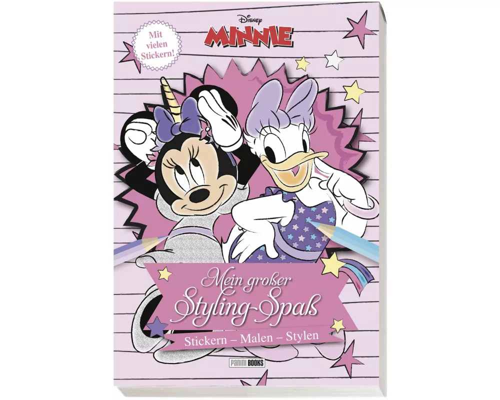 Disney Minnie: Mein großer Styling-Spaß: Stickern, Malen, Stylen
